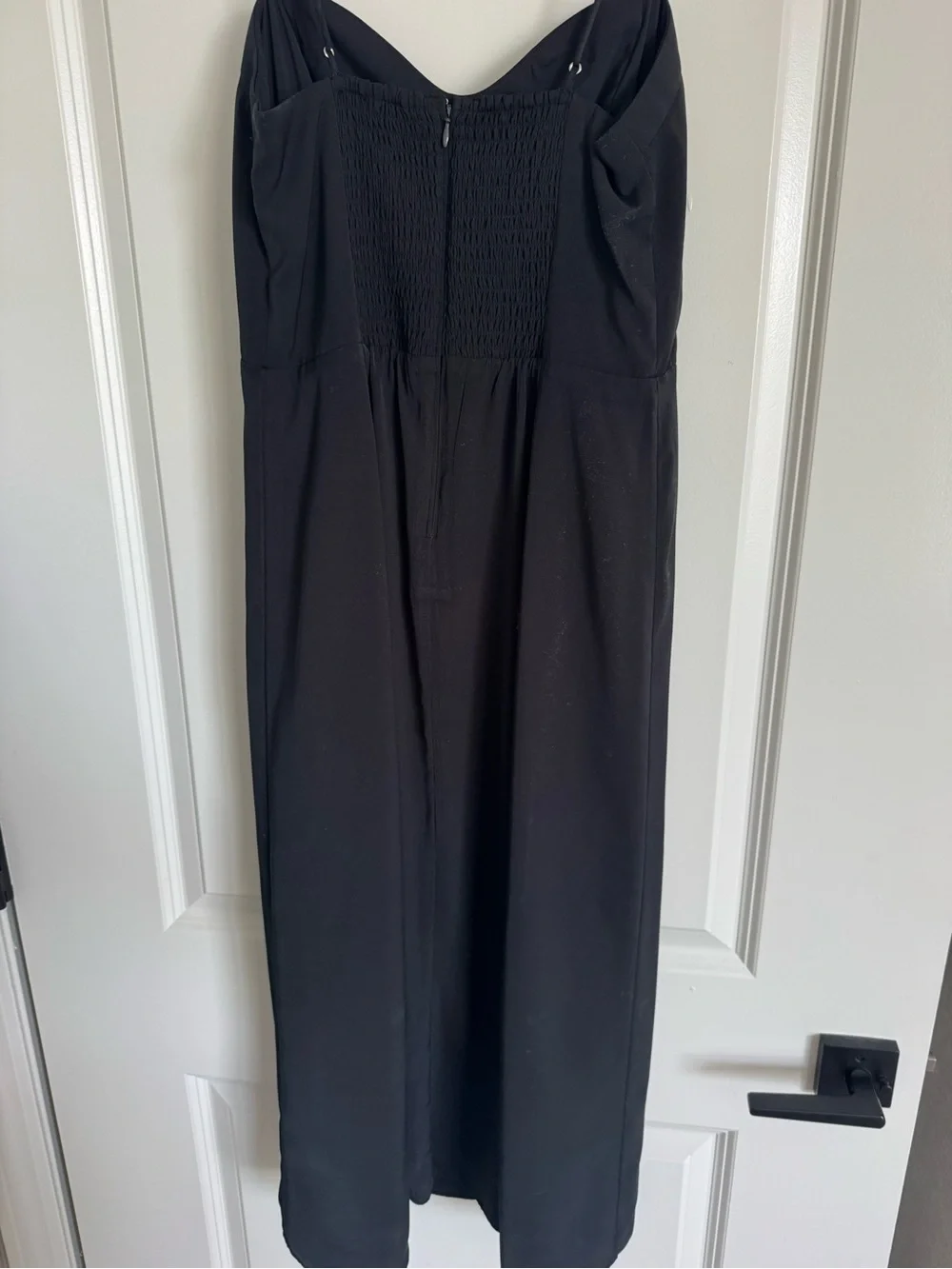 Abercrombie & Fitch Black Spaghetti-Strap Maxi Dress